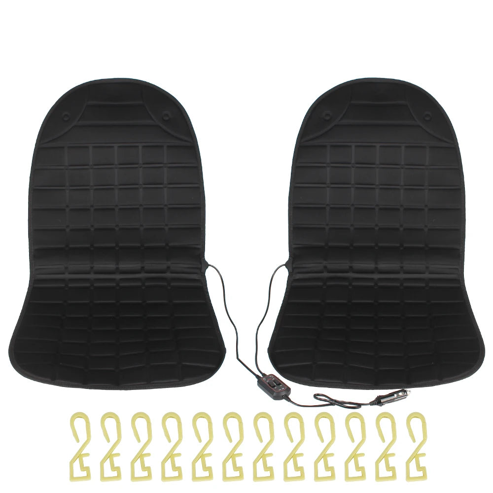 12V Heated Car Seat Cushion – Universal Winter Seat Warmer