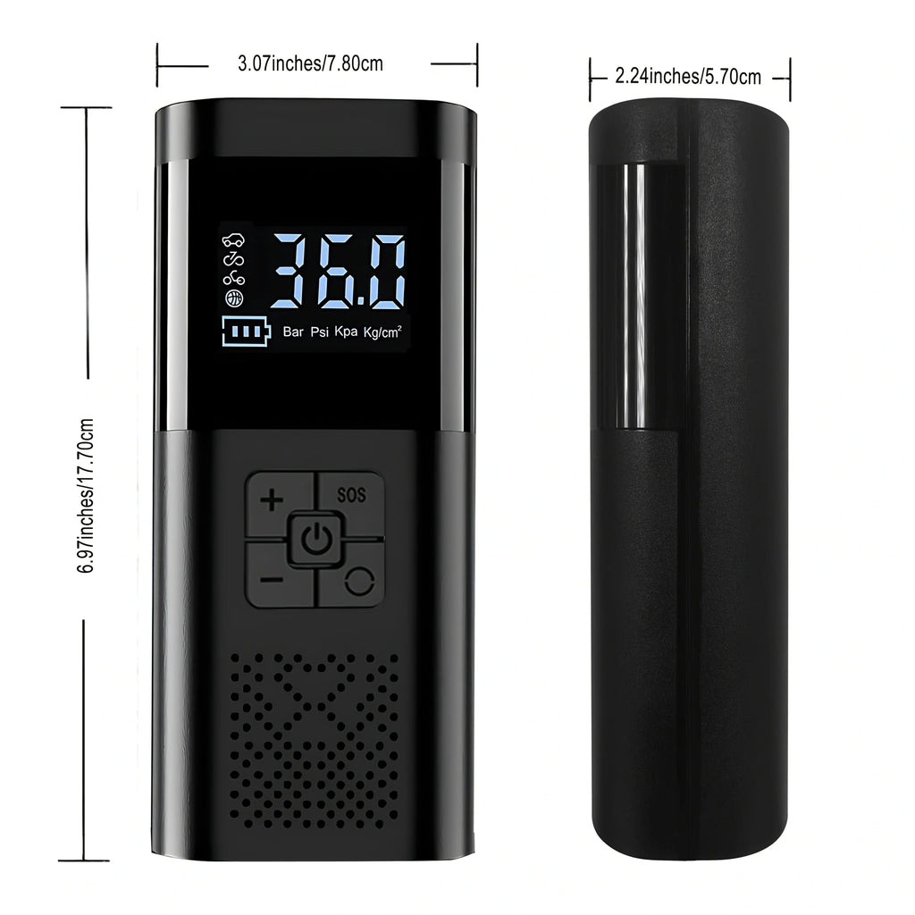 Portable Wireless Tire Inflator 150 PSI – Digital Air Compressor