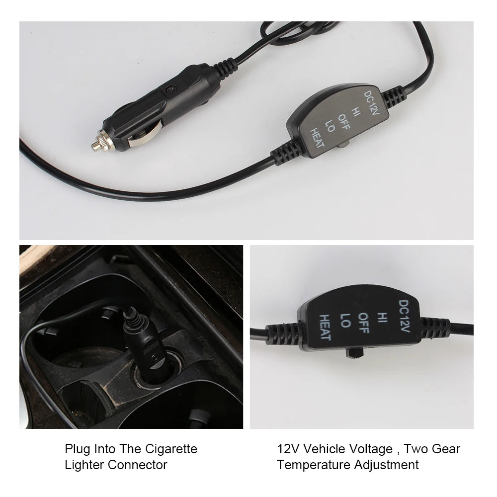 12V Heated Car Seat Cushion – Universal Winter Seat Warmer