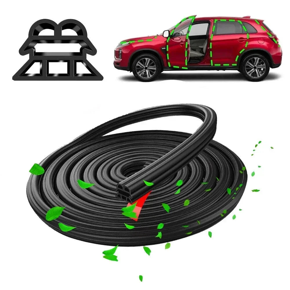 3-Layer Car Door Seal Strip – Reduce Noise & Wind