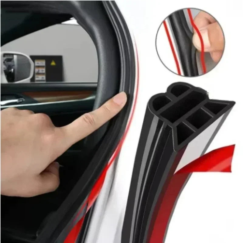3-Layer Car Door Seal Strip – Reduce Noise & Wind