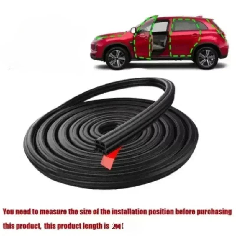 3-Layer Car Door Seal Strip – Reduce Noise & Wind