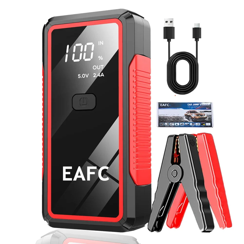 Car Jump Starter 2000A Battery Charger Emergency Power Bank Booster for 12V Gasoline and Diesel Vehicles Starting